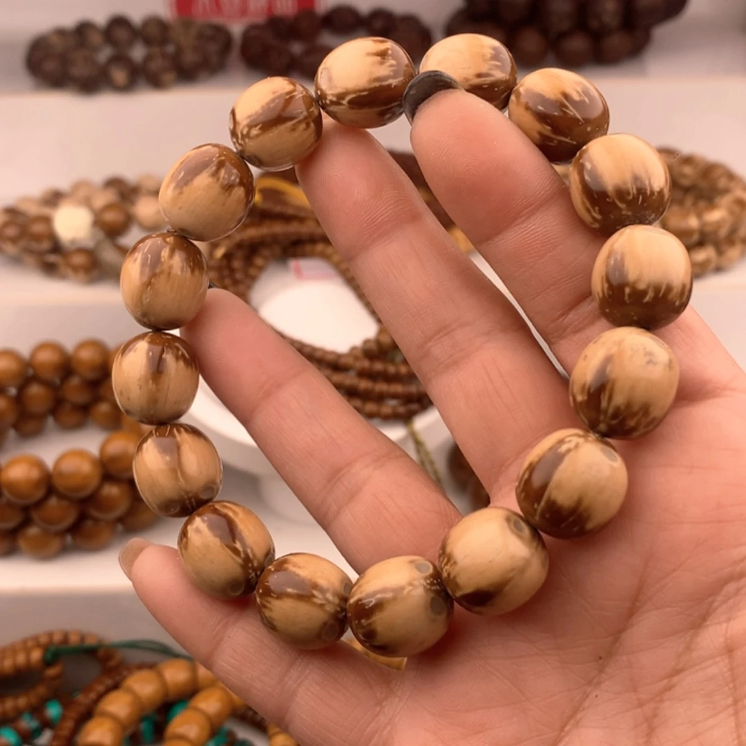 【闪购商品】紫金鼠手串半实心花皮枣珠练手款13