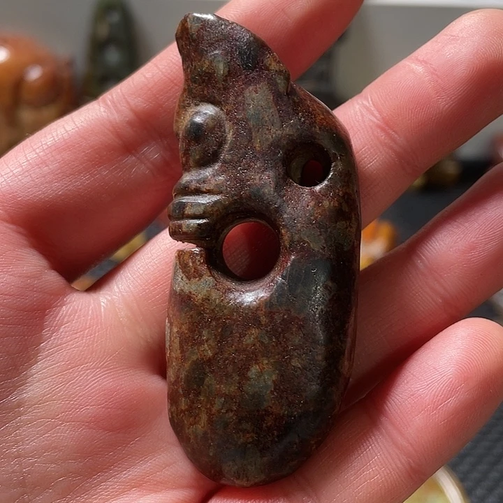 岫岩河磨玉（透闪石质玉）未镶嵌挂件