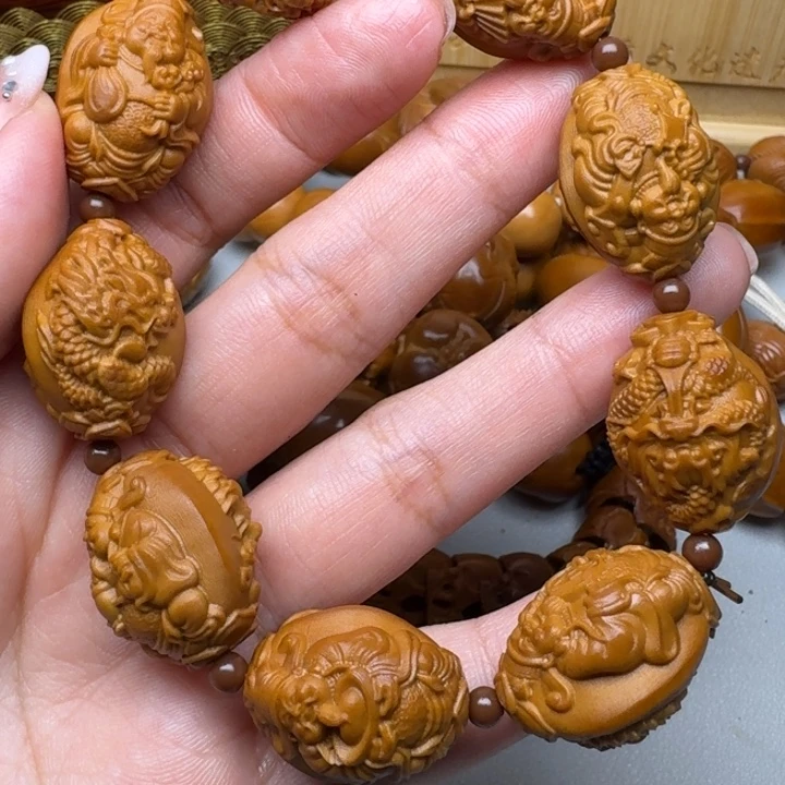 手串/手链橄榄核九龙财神
