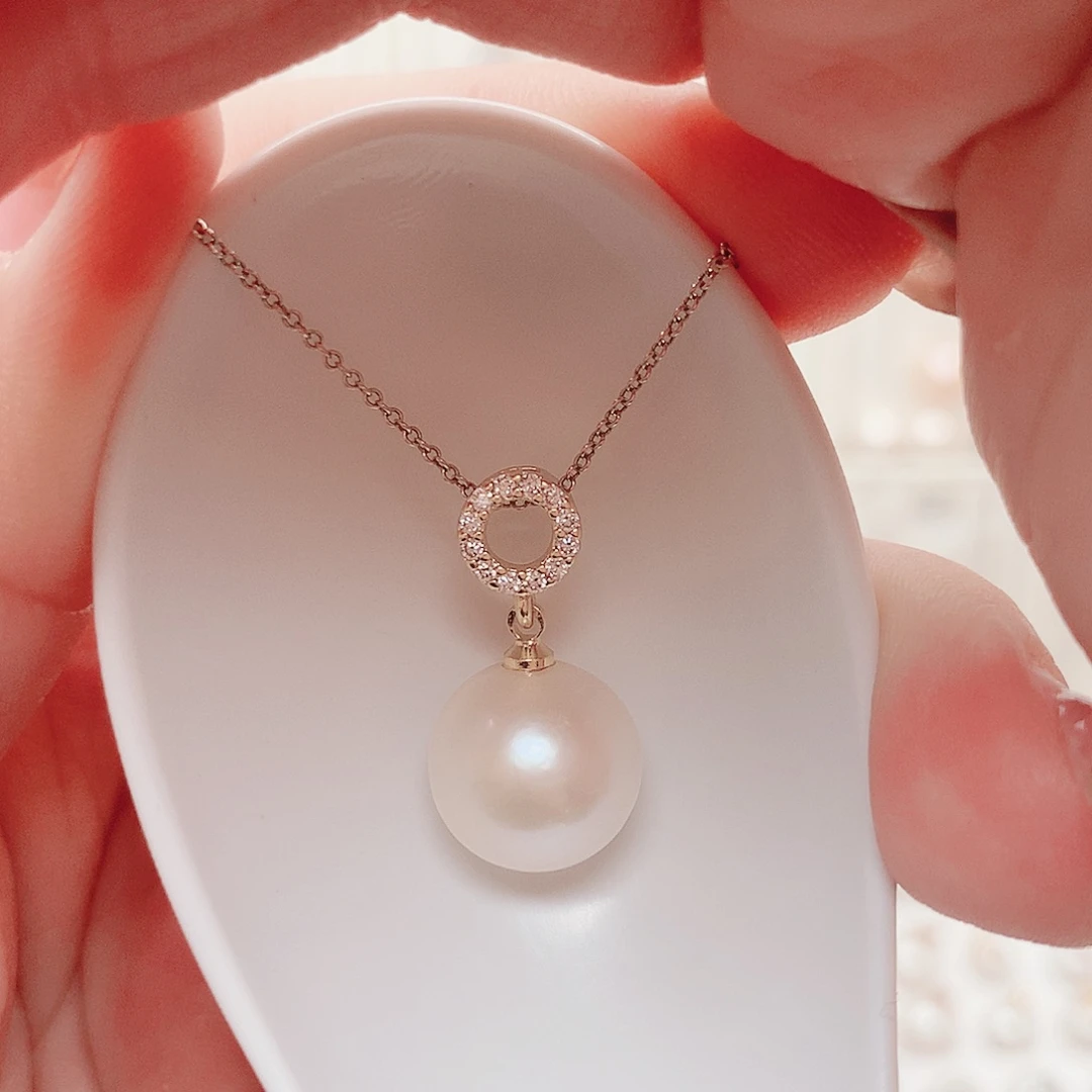 淡水珍珠合金吊坠(赠链)