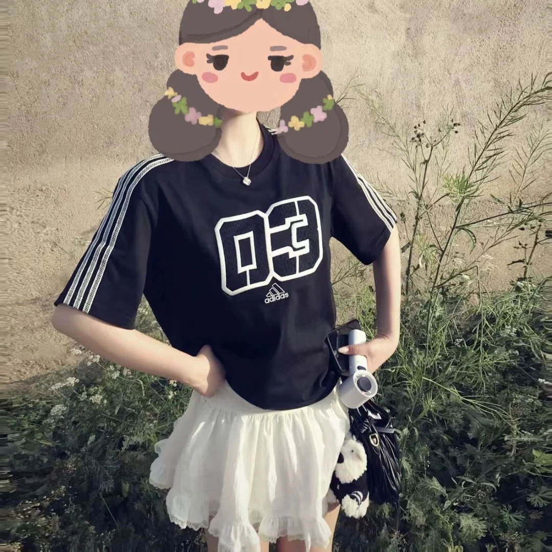 【劲浪体育】阿迪达斯GRAPHICS T-SHIRT 纯棉运动短袖圆领T恤JX2633