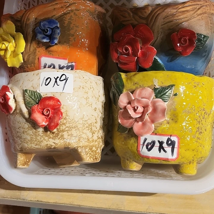 瓷片花盆多肉植物花盆