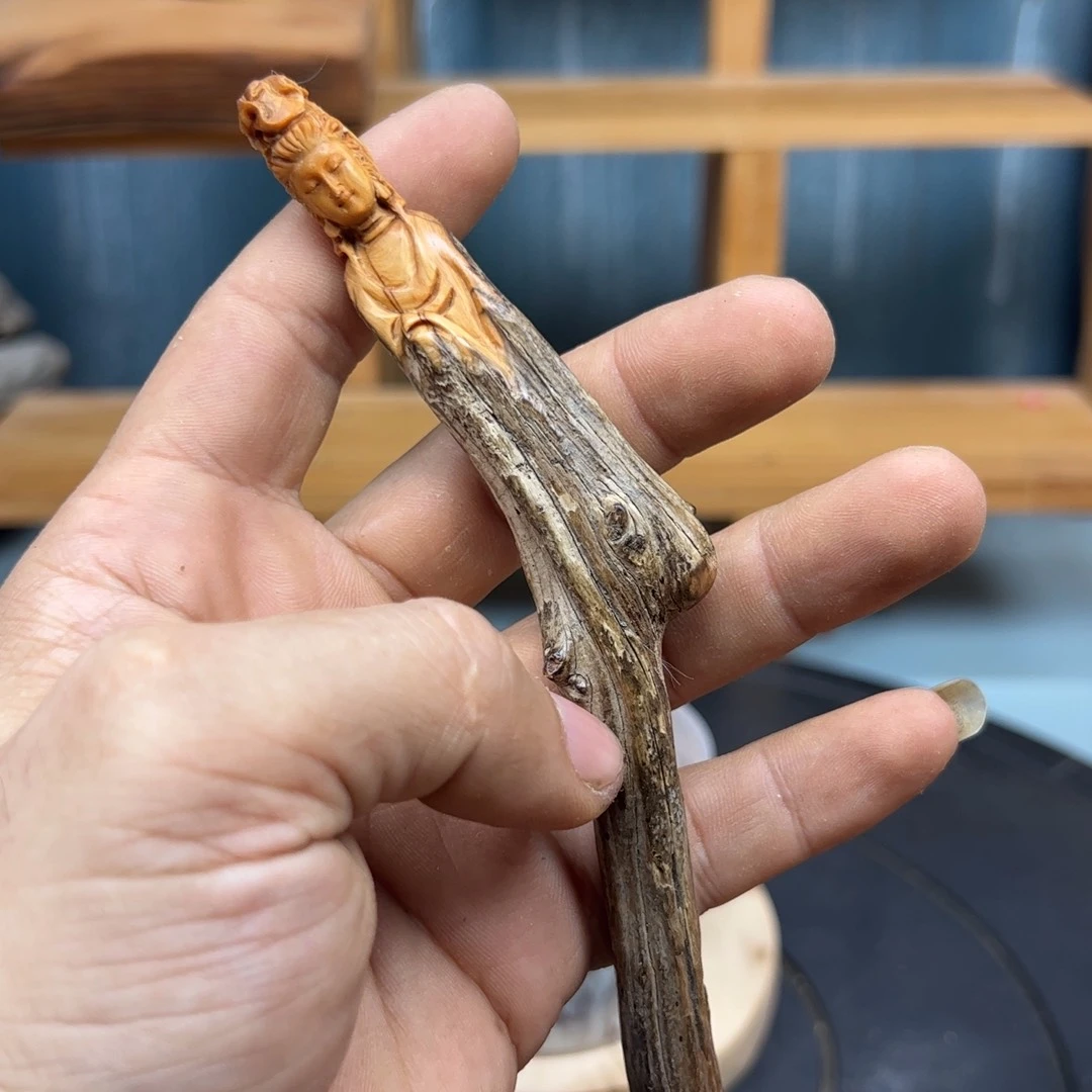 木萤**L崖柏木摆件手把件