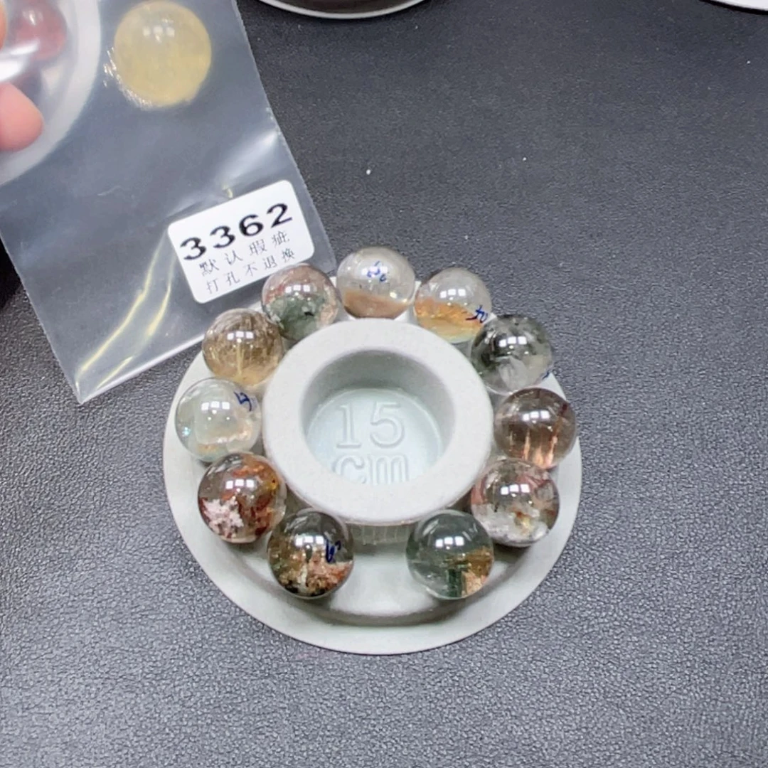 我***K珠宝半成品水晶未镶嵌