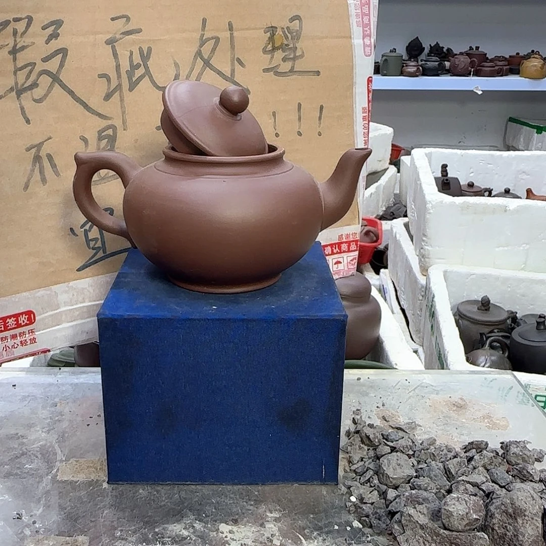 茶壶紫砂宜兴紫砂壶瑕疵处理