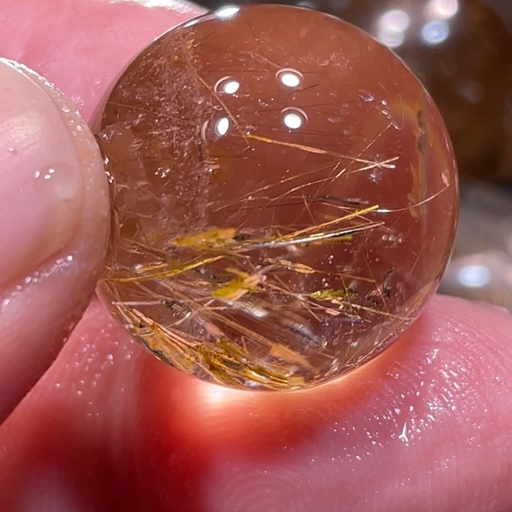 未镶嵌颈饰发晶蓝****你