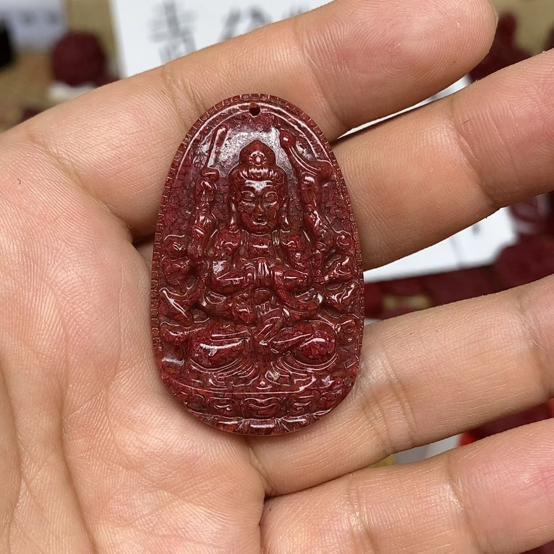 泥塑永**仔千手观音菩萨一个