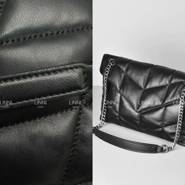 LINNI进口羊皮｜软糯云朵包进口纳帕小羊皮斜挎包腋下包