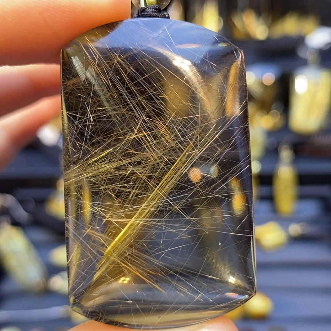 颈饰水晶未镶嵌发晶无事牌