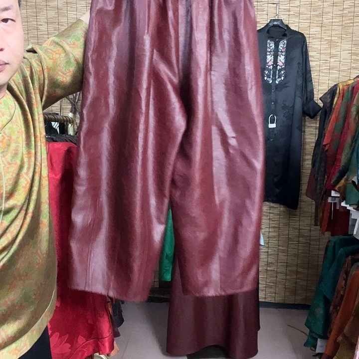 宁***5红云纱花苞裤XL码