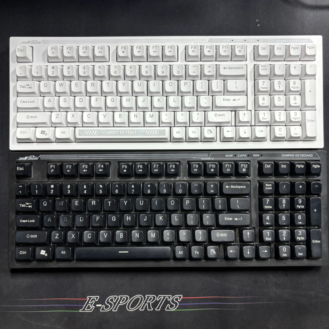 95新  95新K300有线办公游戏薄膜静音客制化键盘专业二手键盘电竞