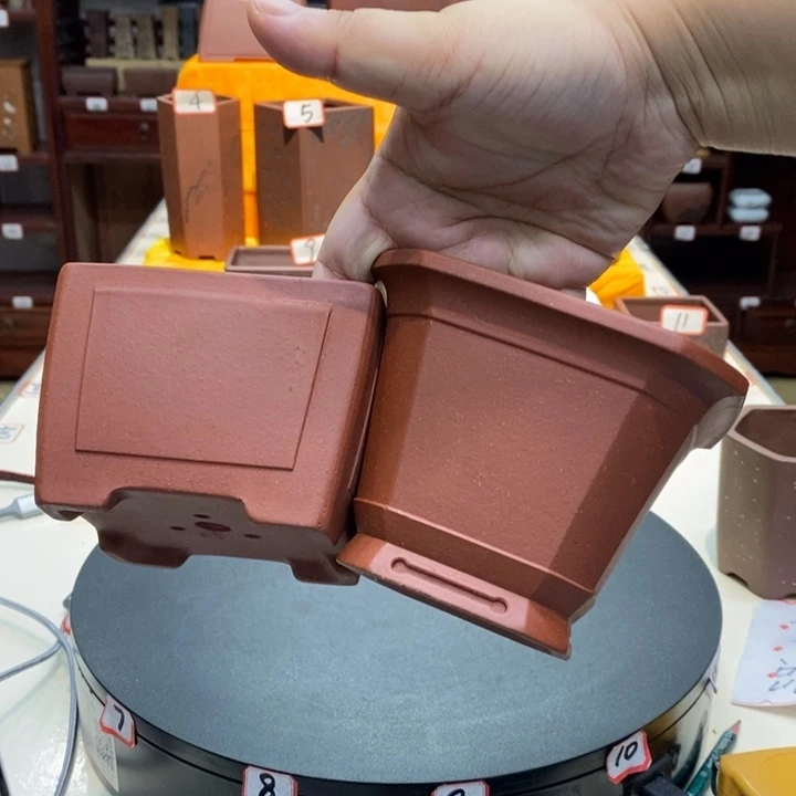 紫砂花盆微瑕处理