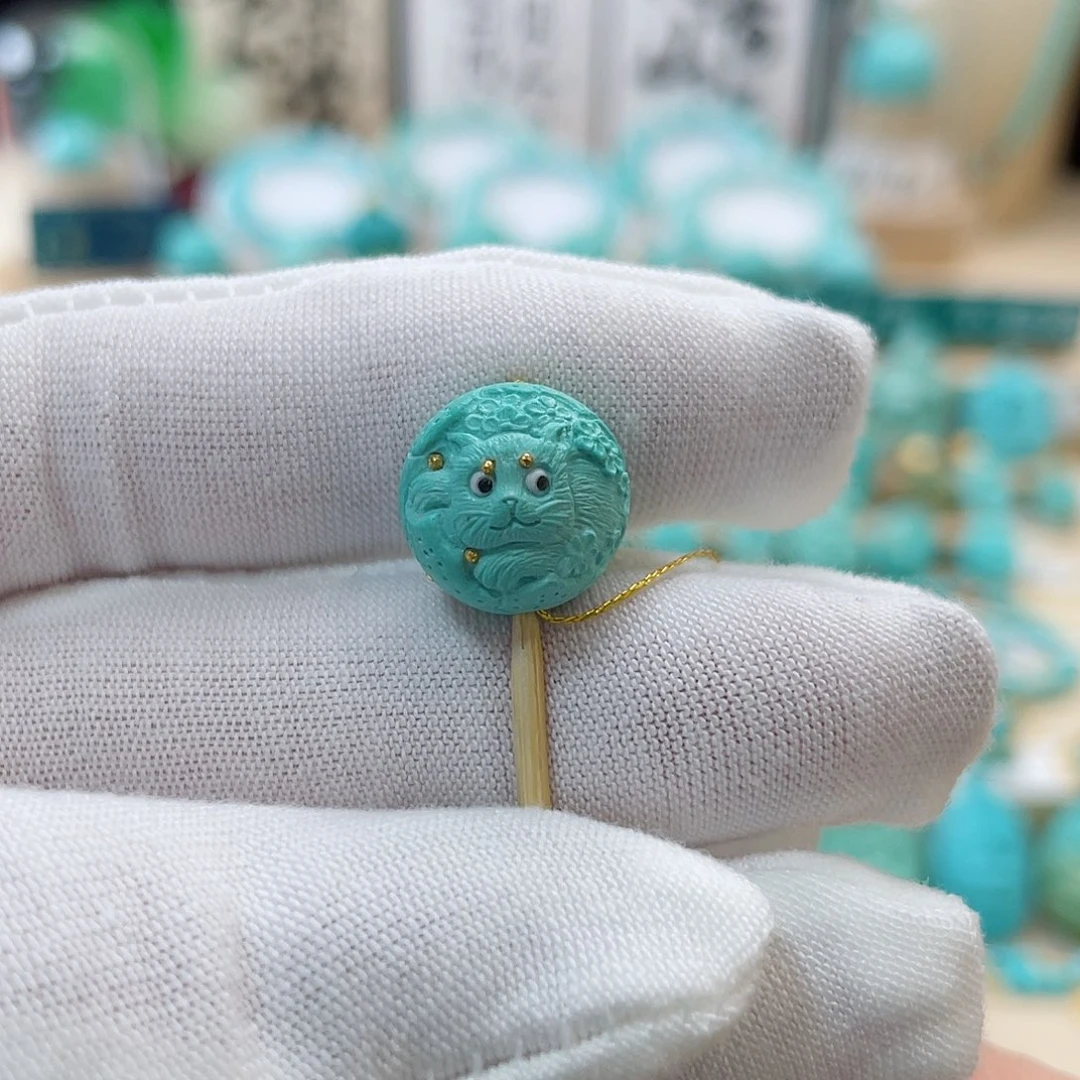 绿松石珠宝奇石未镶嵌