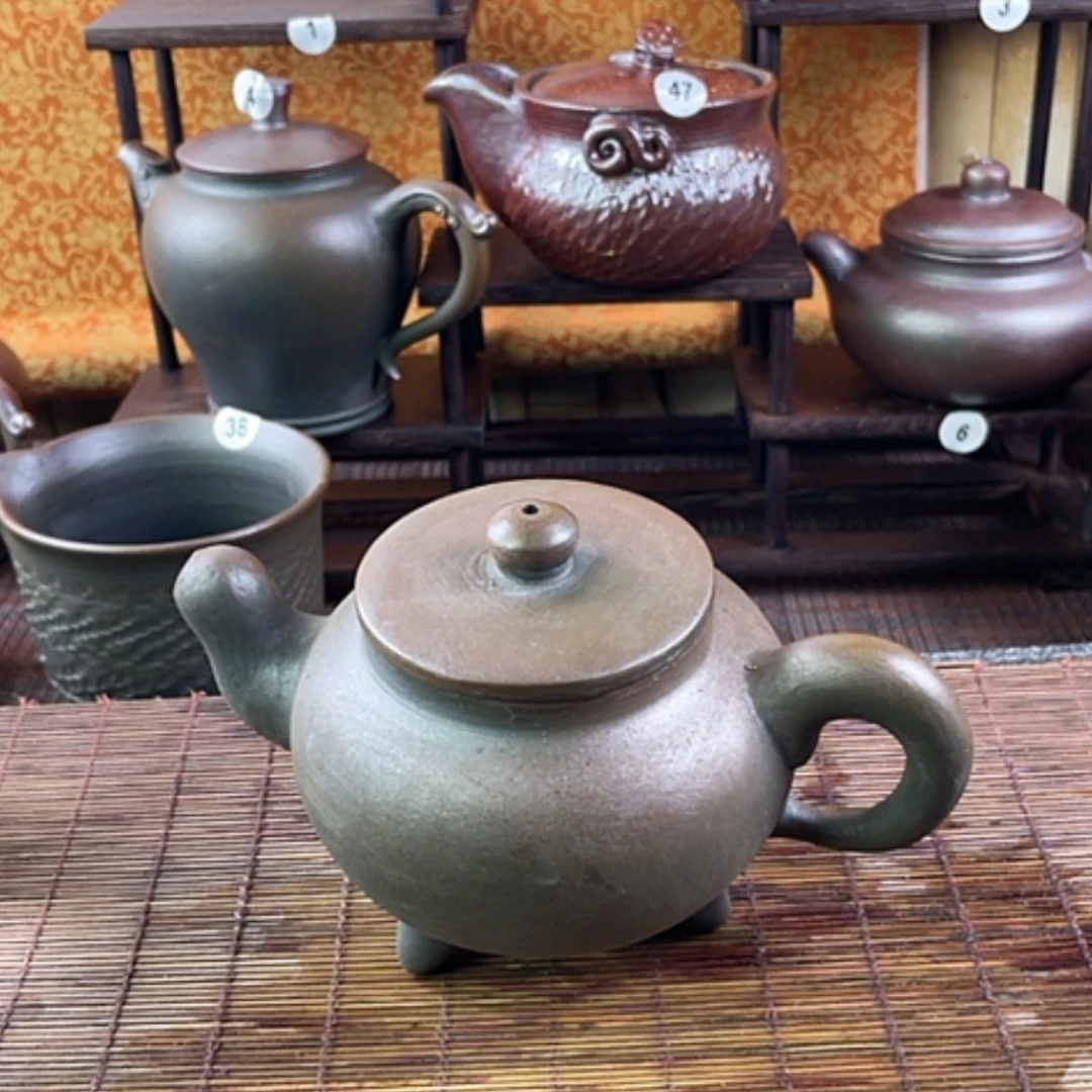 【闪购商品】柴烧茶壶容量260毫升左右微瑕