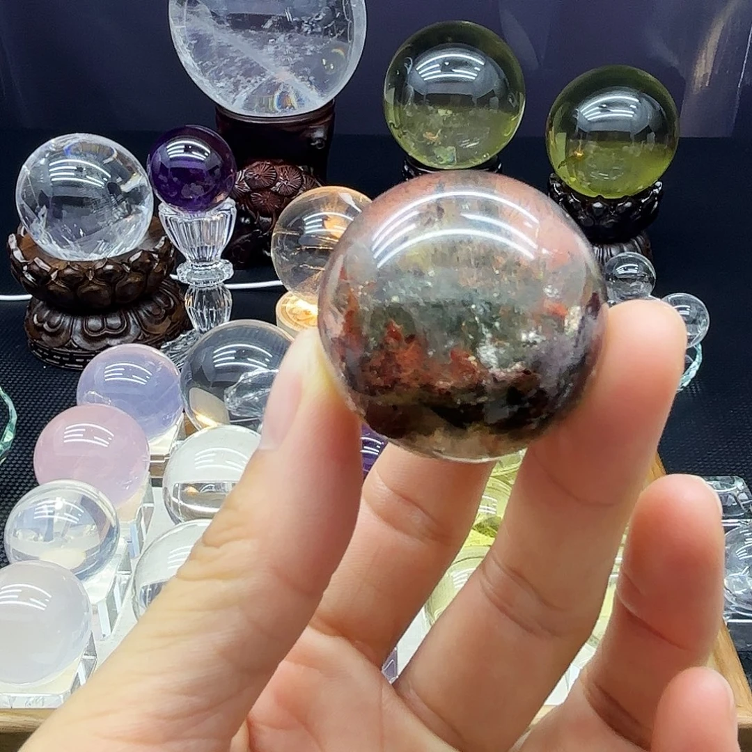 珠宝半成品未镶嵌水晶3.6公分