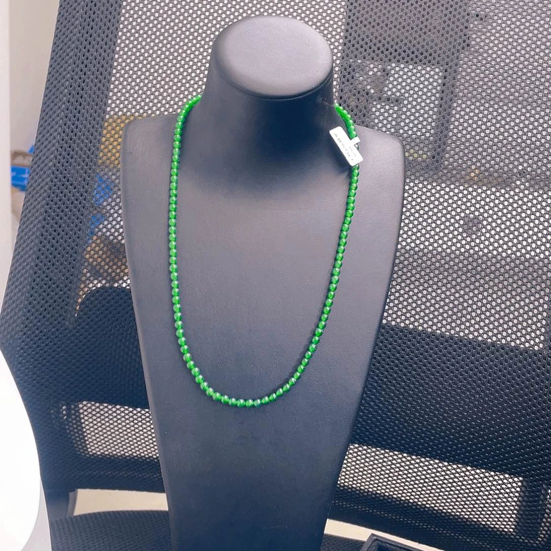 翡翠未镶嵌项链卡5