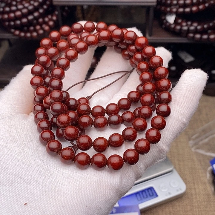 此***藏小叶紫檀手串/手链原汁原味0.8泥料