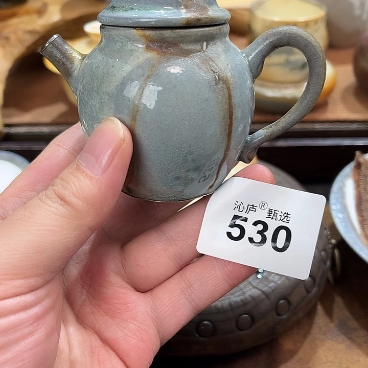 沁庐柴窑古法柴烧全手工茶具