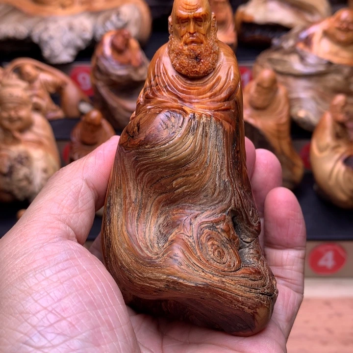 柏木（崖柏）崖柏陈化料手把件