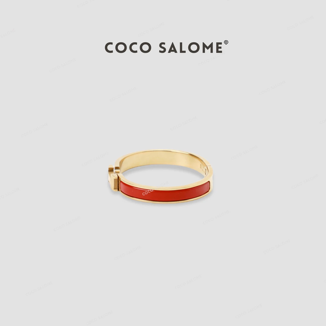 铜合金手镯 COCO SALOME 高顶 新款字母手镯高级感轻奢手镯 B187
