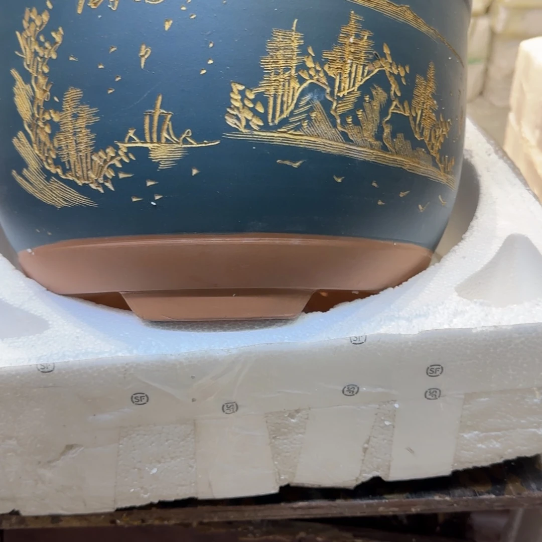 紫砂花盆口径25.15口径