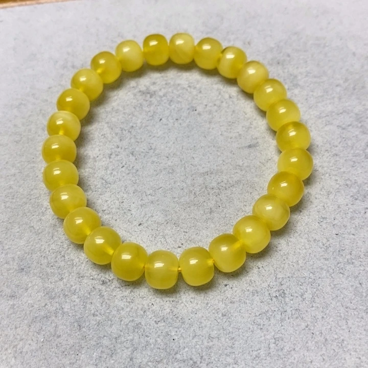 蜜蜡未镶嵌裸石串