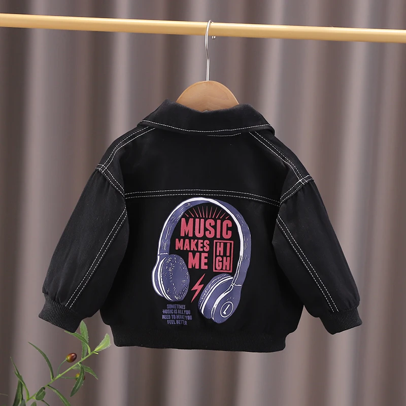 男童春秋外套韩版儿童洋气双层夹克衫潮宝宝上衣婴儿春装小童衣服