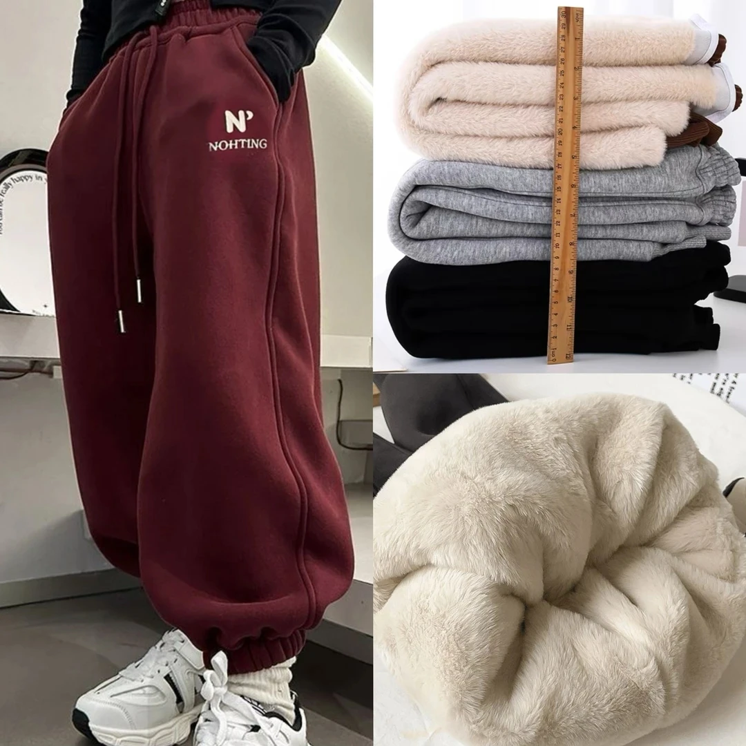 【断码不补清版巨厚仿兔毛裤】一条过冬抗寒-15°中大童一体冬款裤子