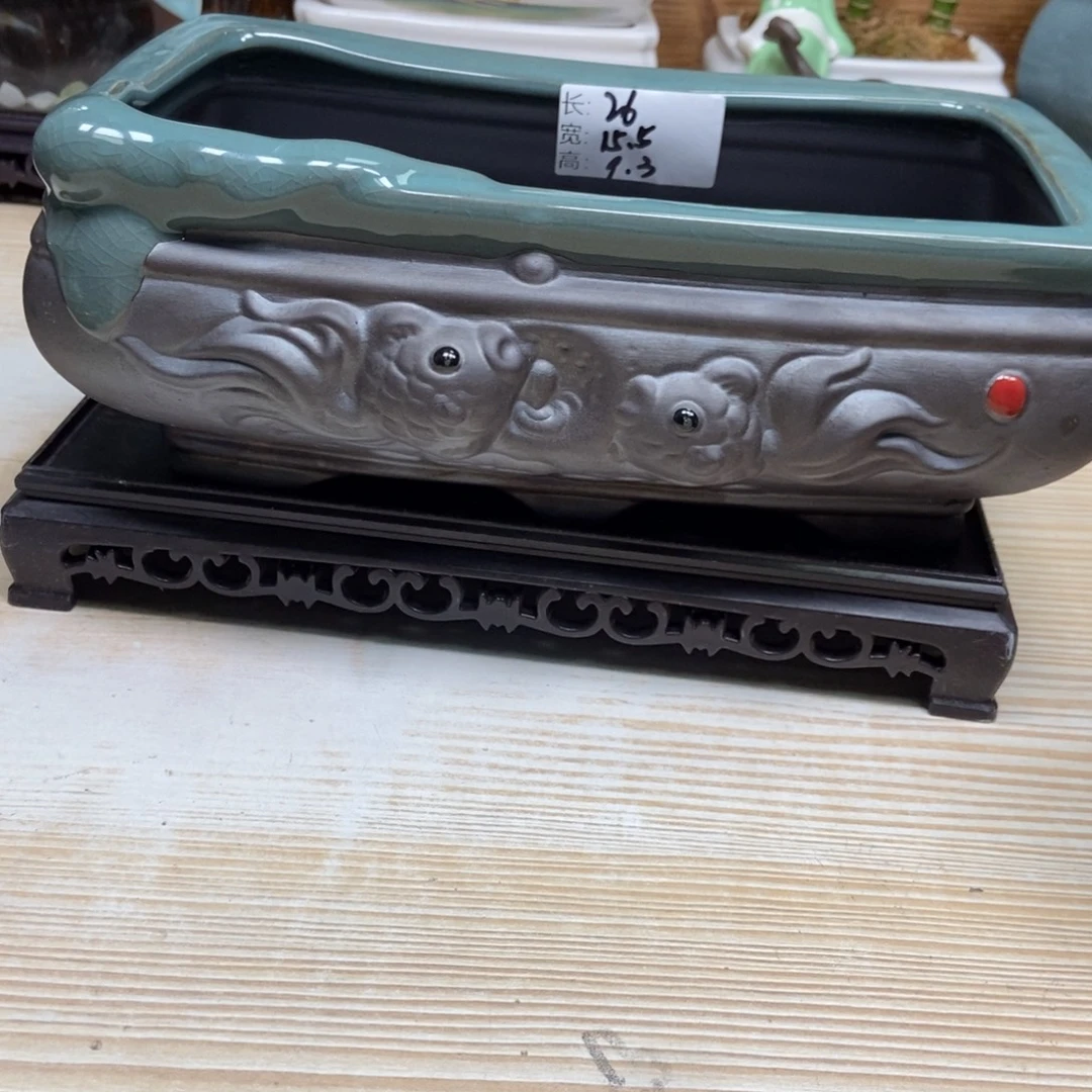 瓷片陶瓷花盆陶瓷艺术