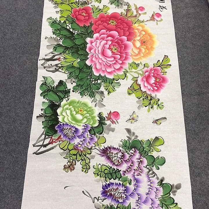 国画国画作品手绘