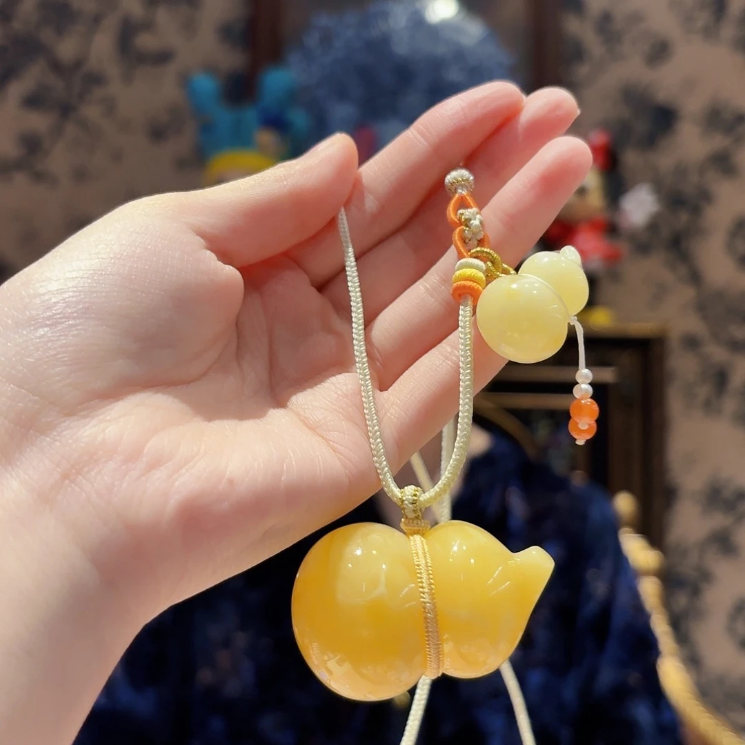 蜜蜡未镶嵌颈饰颈饰