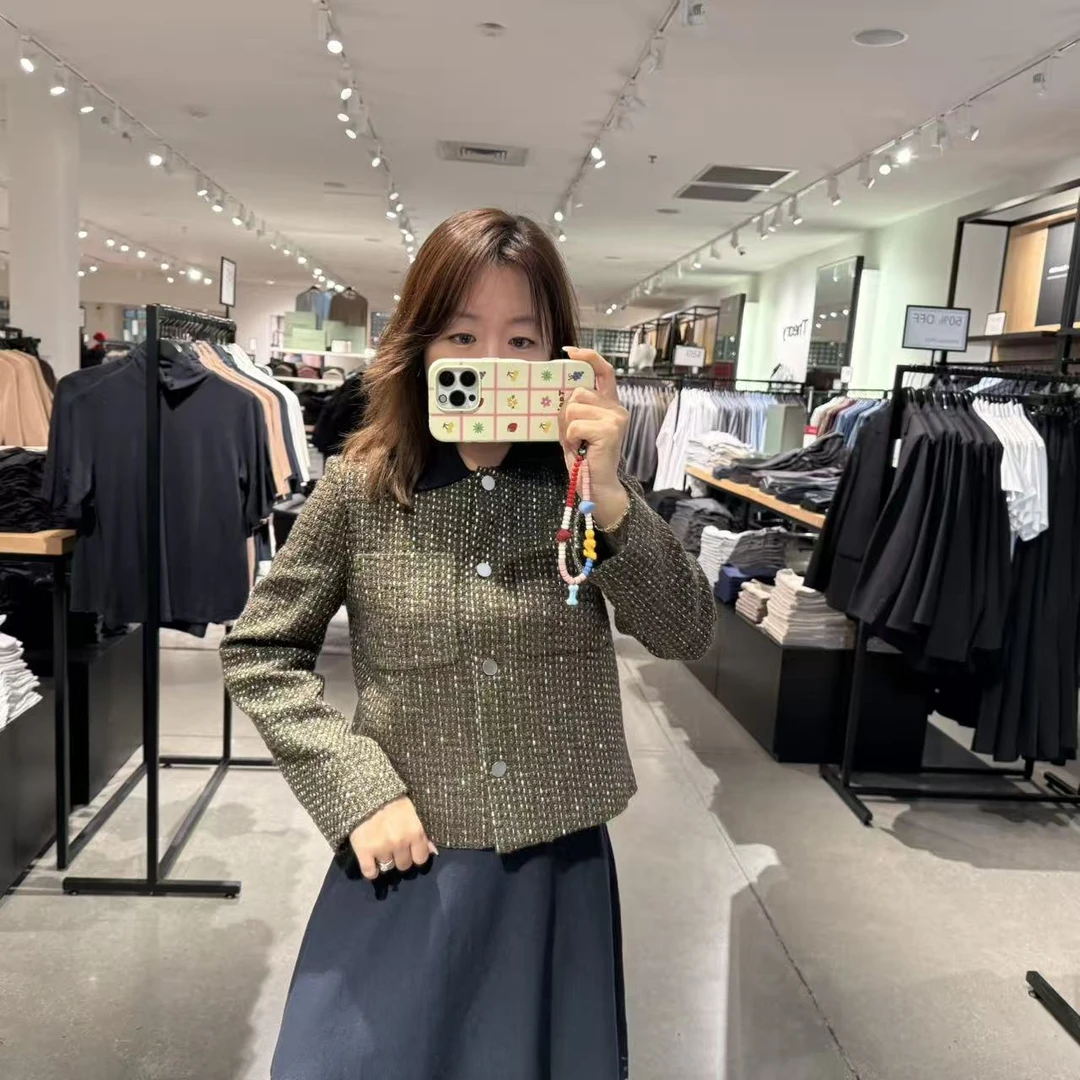 THEORY美国直邮CROPPED JKT NT羊毛混纺小香风外套P099102R