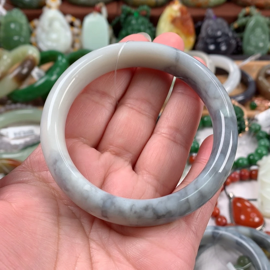 和田玉手镯未镶嵌59.3口径