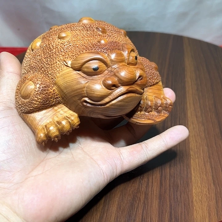 l***c柏木（崖柏）崖柏手工雕刻呱呱