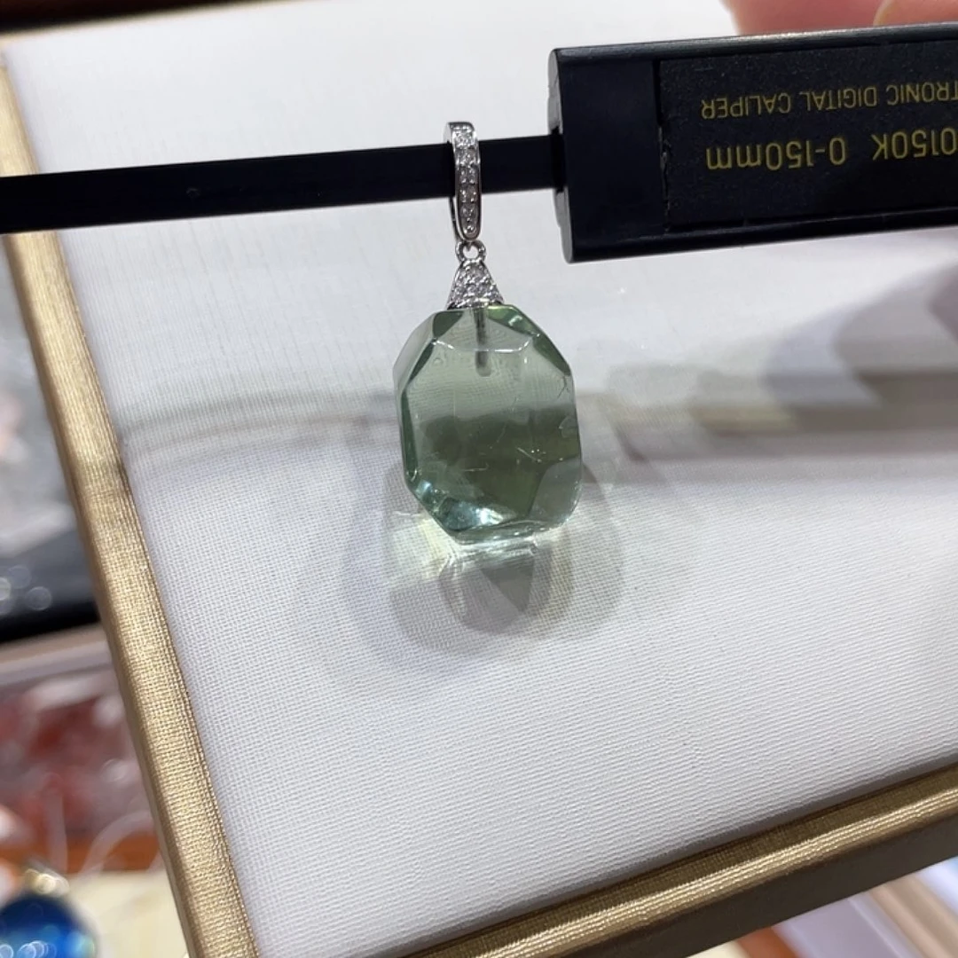 水晶珠宝半成品未镶嵌绿水晶