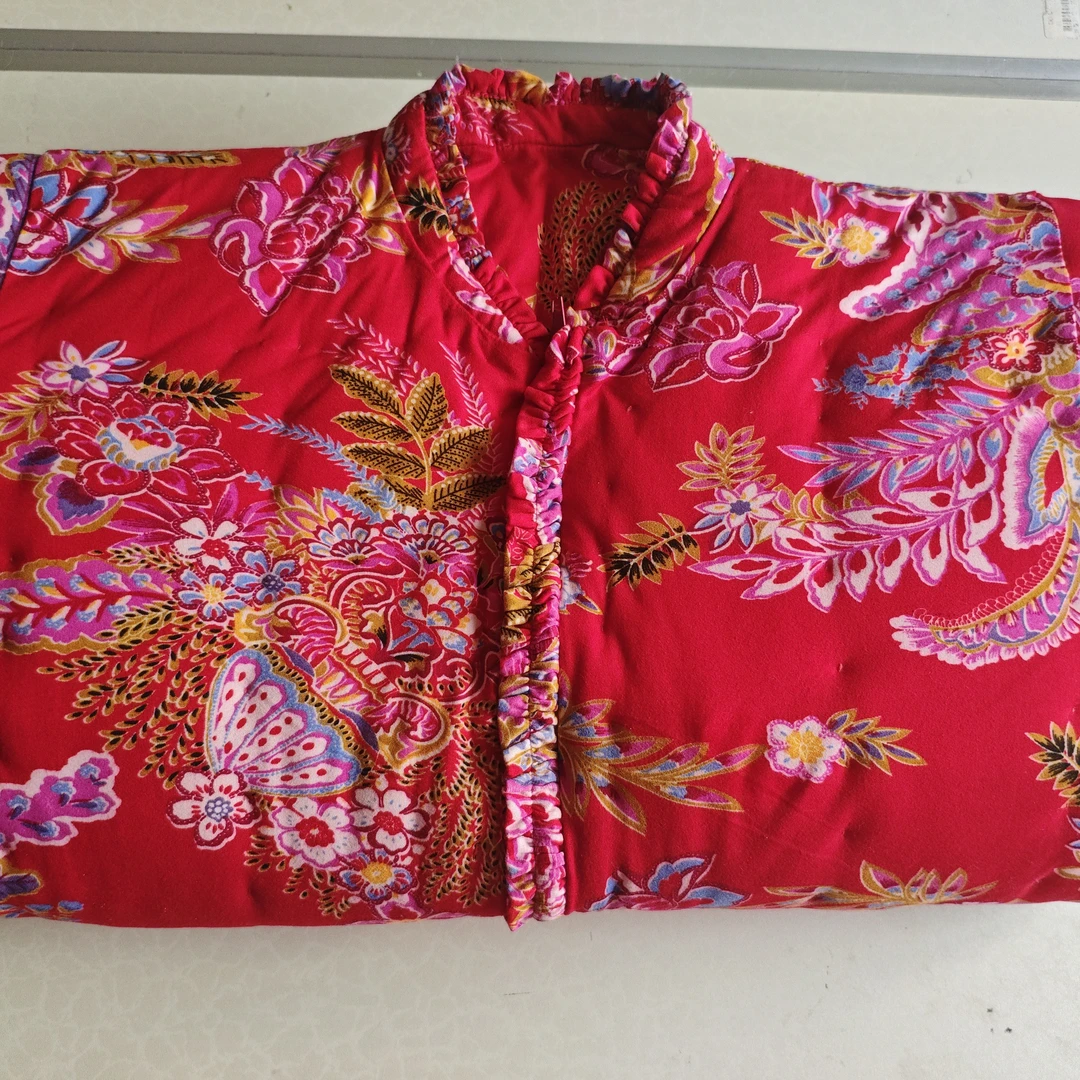 手工棉衣纯棉花保暖宽松舒适棉花棉袄手工缝制女士棉袄