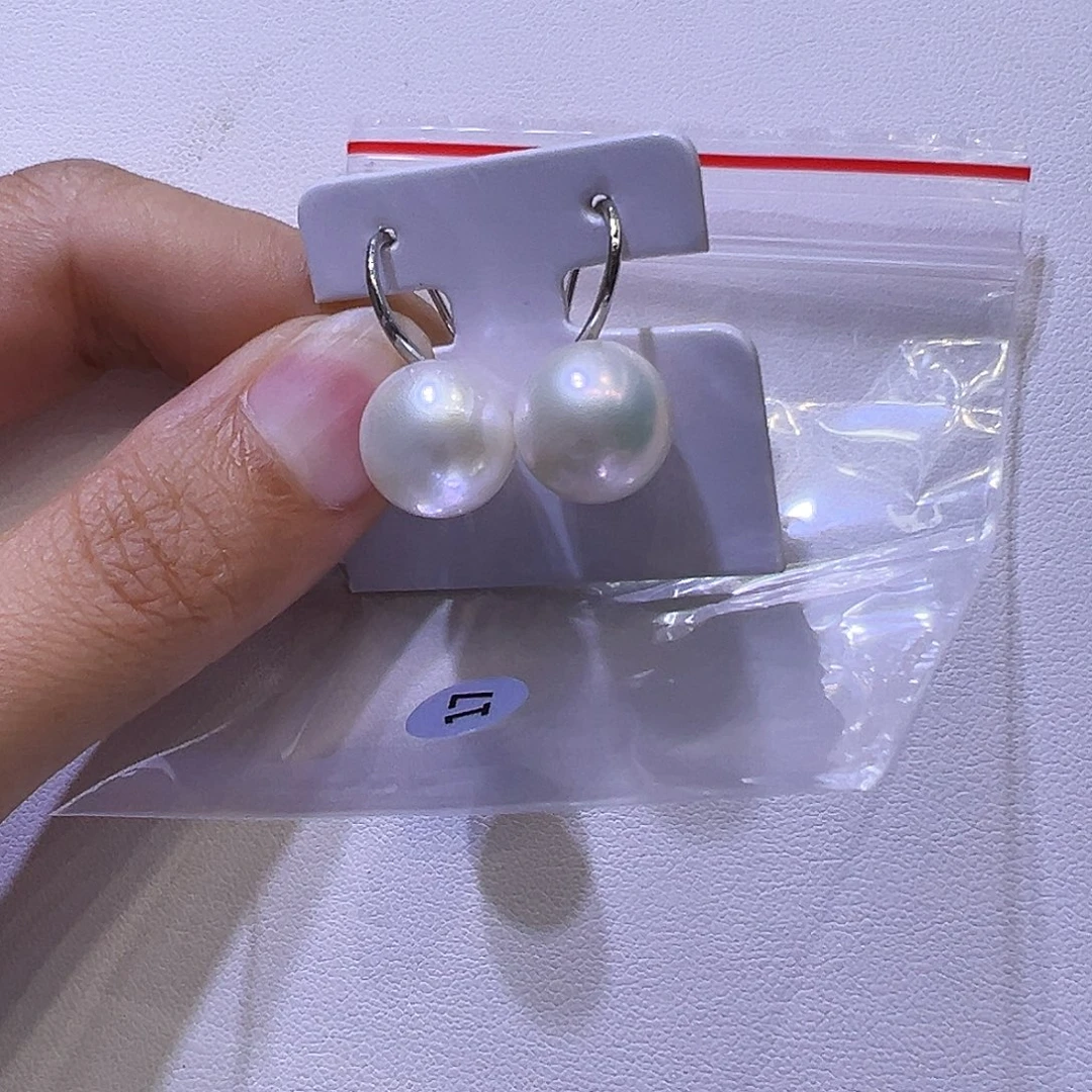 耳饰淡水珍珠银S925镶嵌