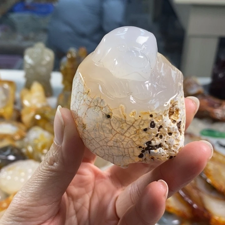 玛瑙/玉髓吊坠(不含链)未镶嵌