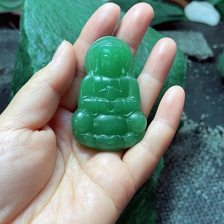 新疆东陵玉挂件观音