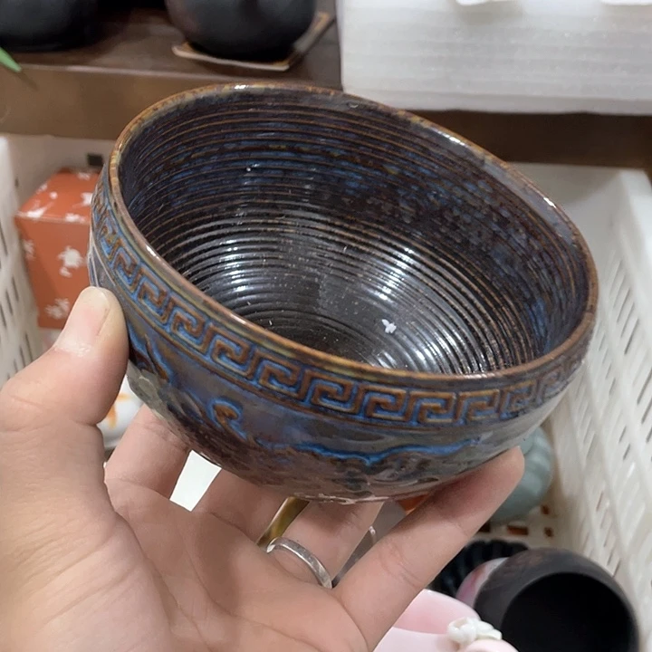 陶瓷茶具全部清清完回家过年