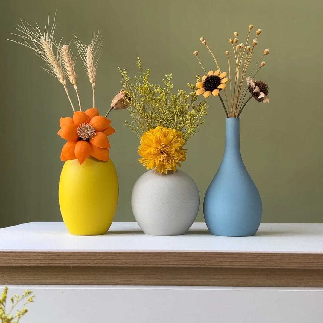 摆件花瓶带花高度20-30厘米左右