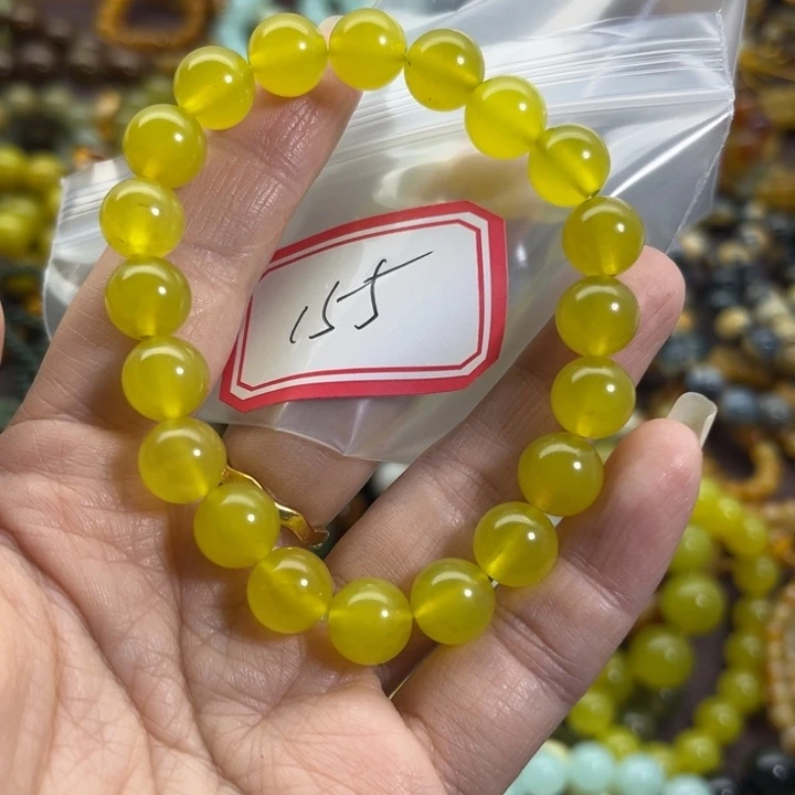 蛇纹石玉未镶嵌手链