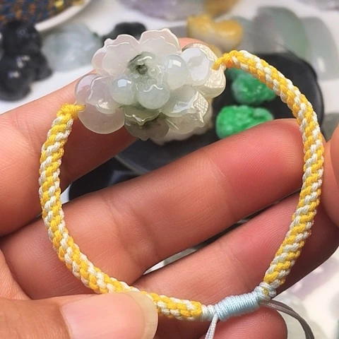 翡翠未镶嵌颈饰天然a货翡翠吊坠