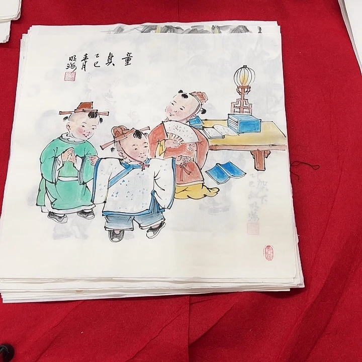 国画花鸟的翅膀和羽毛的