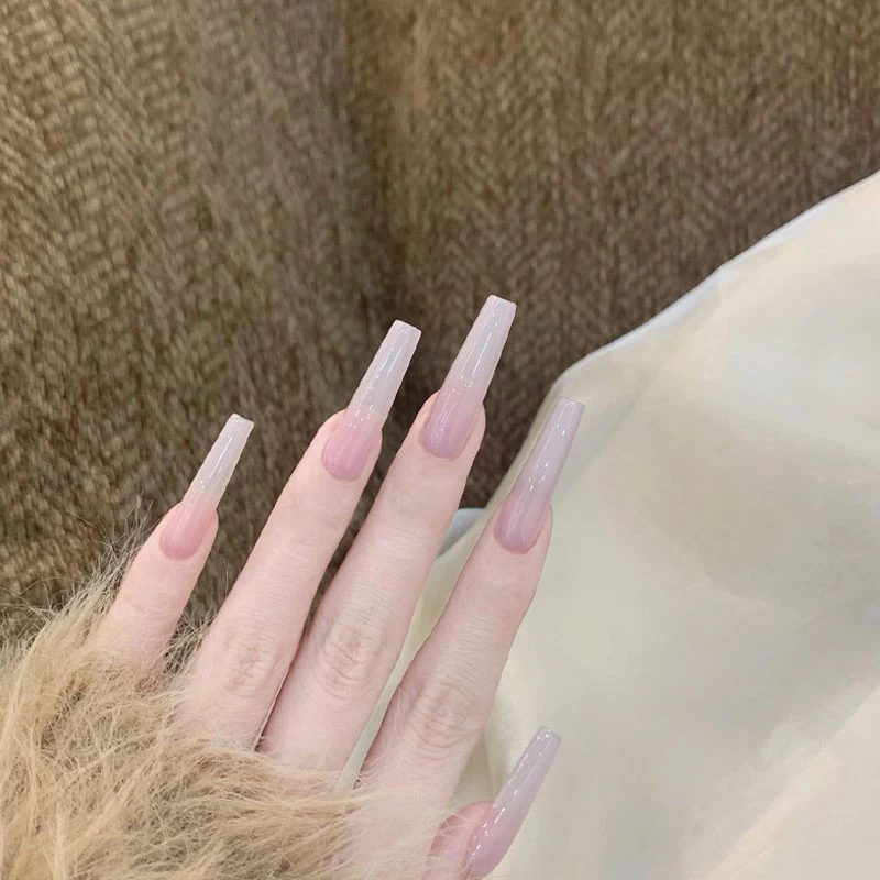 华妃嬛嬛色指甲油胶美甲新款果冻冰透裸色显白肤色