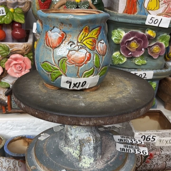 粗陶材质多肉花盆