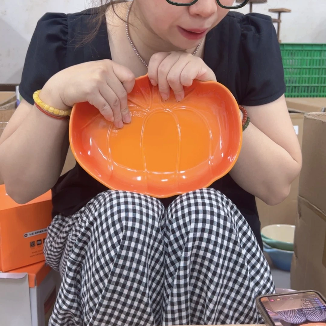 老姊妹家瓷器好漂亮南瓜