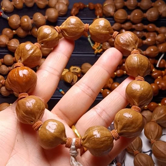 手串/手链橄榄核橄榄核手串铁核蒜头蜜挑臀鸡血红1.9福利