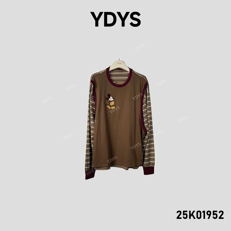 【YDYS】25K01952 2025新款时尚气质小众T恤