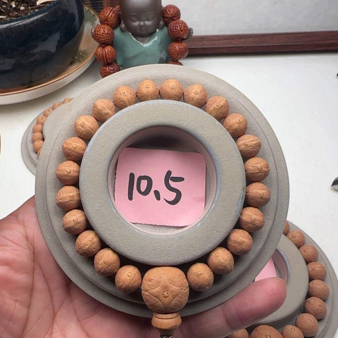 吊坠凤眼菩提10.5尺寸矮桩实心籽单圈